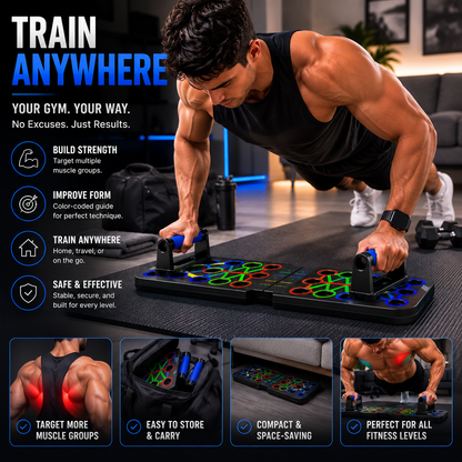 Core Motion Counting Push-Up Board